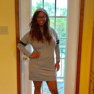 New York & Company - Long Sleeve Hooded Dress